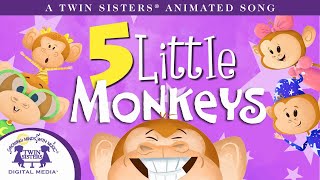 Five Little Monkeys  Sing Along Nursery Rhyme [upl. by Notfa]