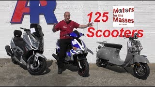 3 very different 125 scooters [upl. by Belvia]