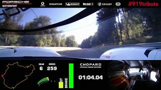 The 919 Tribute Tour Onboard record lap Nordschleife [upl. by Jard525]