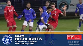 HIGHLIGHTS  Halesowen v Stamford 140125 [upl. by Gran]