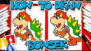 How To Draw Bowser [upl. by Okimuy]