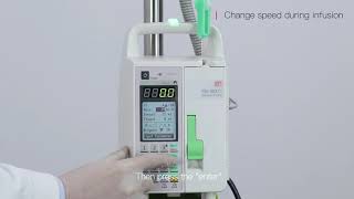 Infusion Pump SN1800V Operation Guide [upl. by Ahsitniuq]