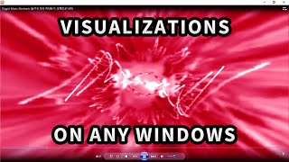 HOW TO GET WINDOWS MEDIA PLAYER VISUALIZATIONS ON ANY WINDOWS VERSIONS  YFL Channel [upl. by Rocco]