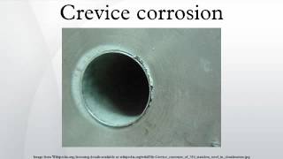 Crevice corrosion [upl. by Wiltsey]