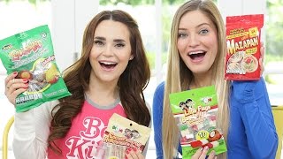 TRYING MEXICAN CANDY w iJustine [upl. by Rodrigo]