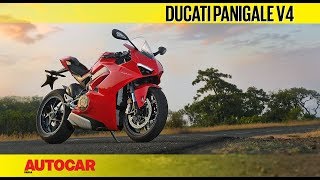 Ducati Panigale V4  India Ride Review  Autocar India [upl. by Cony]