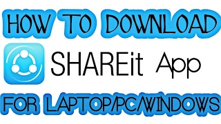 How To Download SHAREit App For Laptop [upl. by Anibla219]