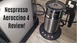 Nespresso Aeroccino 4 Milk Frother Review  Worth upgrading from the Aeroccino 3 [upl. by Stilu]