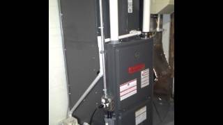 GOODMAN High Efficiency Gas Furnace Installation [upl. by Kcirtapnaes705]