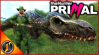 Becoming a Professional TRex Slayer  theHunter Primal [upl. by Yenor182]