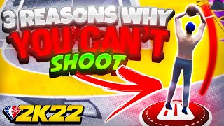 How to FIX YOUR JUMPSHOT In 3 Easy Steps  NBA 2K22 [upl. by Ades504]