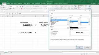 Using Scientific Notation in Excel Formulas [upl. by Streeter]