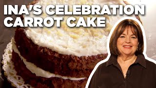 Ina Gartens Carrot Cake Recipe  Barefoot Contessa  Food Network [upl. by Anilatak]