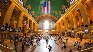 Walking Tour of Grand Central Terminal — New York City 【4K】🇺🇸 [upl. by Nanreik]