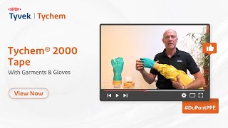 Tychem® 2000 Tape with garment and gloves [upl. by Llegna648]