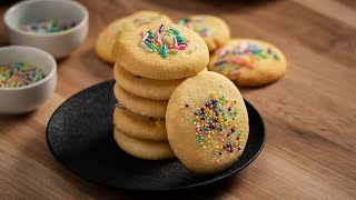 3 Ingredient Sugar Cookies  Dished Shorts [upl. by Connell239]