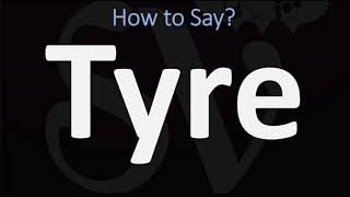 How to Pronounce Tyre BIBLE Lebanon [upl. by Vida46]