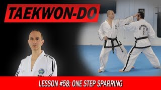 One Step Sparring Ilbo Matsogi  TaekwonDo Lesson 58 [upl. by Clarence]