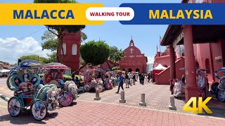 Walking in MALACCA Malaysia 🇲🇾 City Tour 4K [upl. by Ahsenod288]