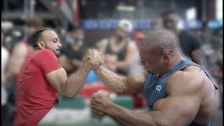 Rahul Panicker INDIA Vs Larry Wheels USA  Bulldog Armwrestling [upl. by Grunenwald]