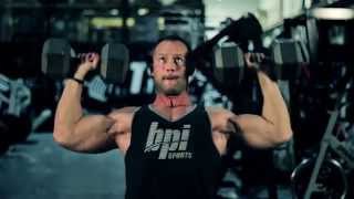 Military Dumbbell Press  The Proper Lift  BPI Sports [upl. by Shamma911]