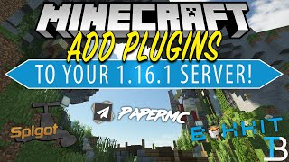 How to Add Plugins to Your Minecraft 1161 Server Bukkit Paper Spigot [upl. by Cindelyn182]