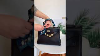 Tutoriel  3 façons de nouer un foulard sur son sac [upl. by Israeli]