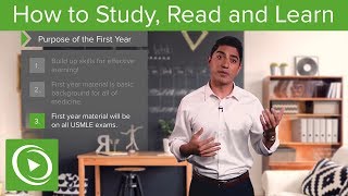 Medical School How to study read and learn – Medical School Survival Guide  Lecturio [upl. by Eniala]