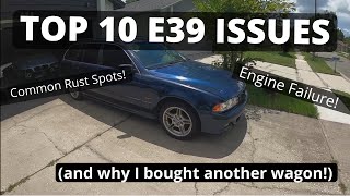 Top 10 Most Common E39 Problems [upl. by Aitital731]