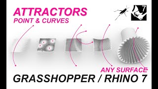 Everything to know about PARAMETRIC ATTRACTOR POINTS Grasshopper beginner tutorial [upl. by Tavia845]