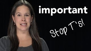 How to Pronounce IMPORTANT  American English [upl. by Hattie]