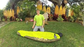 HikingCamping 101 How to Pack a Sleeping Bag [upl. by Anegue]