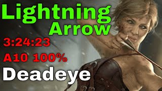 Lightning Arrow Deadeye League Starter Leveling SSF  All Skill Points amp Labs 320 PoE [upl. by Aiykan252]