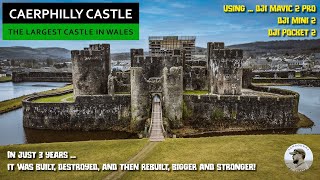 Caerphilly Castle  The Largest in Wales 2nd in Britain [upl. by Esiuolyram]