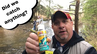 Berkley Powerbait Trout Attractant  Tested And Review [upl. by Eadnus]