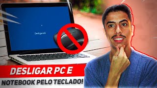 Como desligar o PC ou NOTEBOOK pelo Teclado SEM USAR MOUSE [upl. by Adnahs]