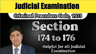 Section 174 to 176  Investigation by Police  Lecture Series on Judicial Examination  CrPC Part 62 [upl. by Savil]