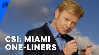 CSI Miami  Horatio Caine OneLiners  Paramount [upl. by Zile]