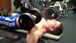 How To Dumbbell Chest Press [upl. by Aivilo962]