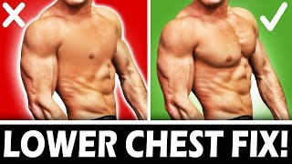 EXPLOSIVE LOWER CHEST GROWTH  STOP DOING DECLINE BENCH PRESS [upl. by Jasisa]