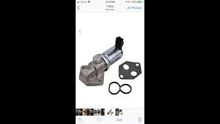 Idle air control valve IAC clean andor replacement Ford Mustang [upl. by Housum61]