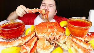 Giant 10 Pound Whole King Crab • MUKBANG [upl. by Rob]