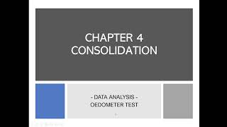 CONSOLIDATION DATA ANALYSIS PART 3 Plot e vs log effective stress determine Cc amp Sc [upl. by Kermit]