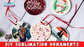 Sublimation Ornaments Tutorial [upl. by Aicirtel728]