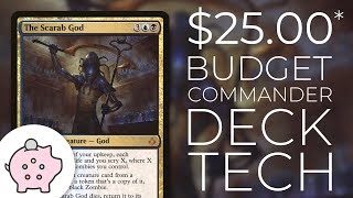 The Scarab God  EDH Budget Deck Tech 25  Tribal  Magic the Gathering  Commander [upl. by Ellehsal446]