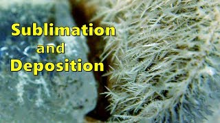 Sublimation And Deposition Chemistry Demonstration [upl. by Edita]