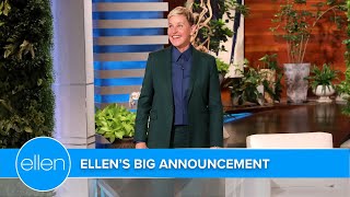 Ellen’s Big Season 19 Announcement [upl. by Lexa]