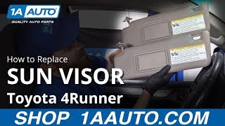 How to Replace Sun Visor 0209 Toyota 4Runner [upl. by Arsuy]