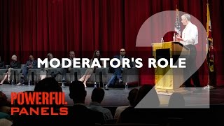 How to Moderate a Panel Discussion Moderators Role Video 2 6 12mins [upl. by Glennis]