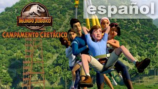 La tirolesa  JURASSIC WORLD CAMPAMENTO CRETÁCICO  Netflix [upl. by Eelrak]